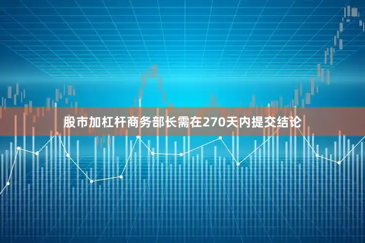 股市加杠杆商务部长需在270天内提交结论
